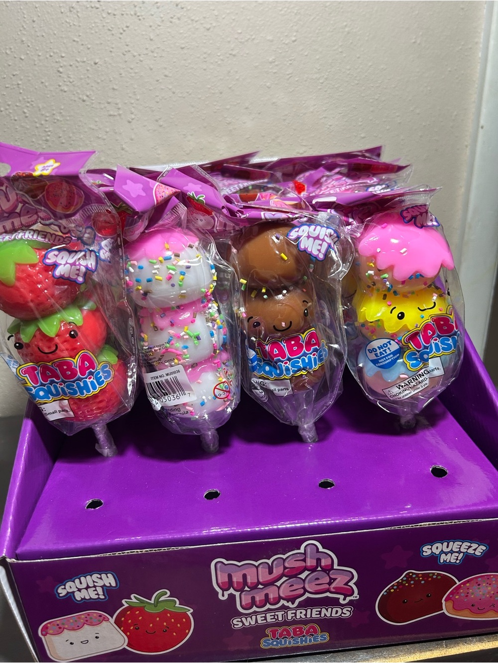 TABA SQUISHIES “mush meez” BNWT